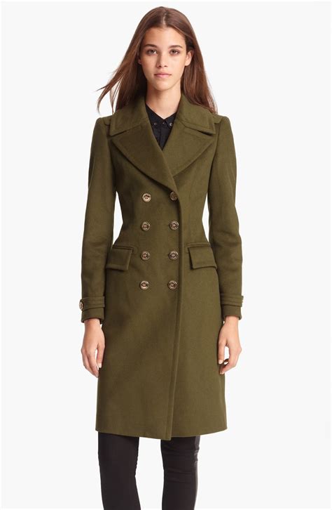 women's burberry navy wool coat|burberry wool coat nordstrom.